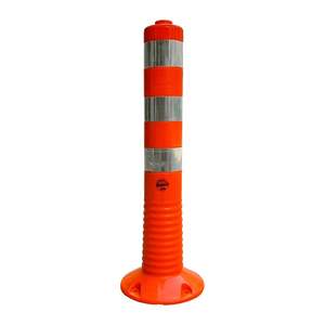 75 X 11 cm TPU Delineator Buoy Flexible Traffic Warning Product with <b>Socketed</b> Design - Product Image 1