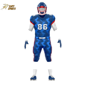 2024 Uniformes de football américain de haute qualité Sublimation personnalisée avec votre propre logo Respirant et grande taille Meilleures ventes - Product Image 4