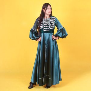 Nouveau style de couleur orange maxi dans un beau design avec des pièces brodées dans la poitrine robes vintage afghanes respirantes de haute qualité - Product Image 6