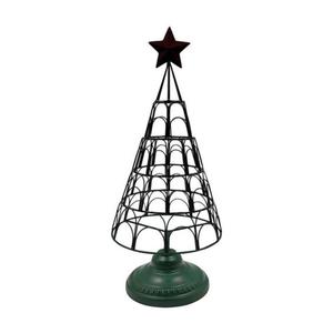 Objets décoratifs d'arbre de Noël étoile sur le dessus en métal argenté et doré antirouille fabriqués à la main meilleure vente d'accents de Noël vente - Product Image 4