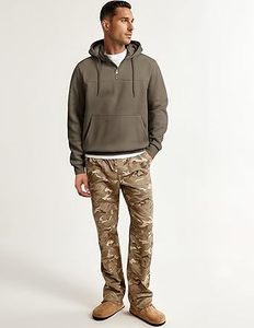 Sudadera con Capucha para Hombre, Estilo Casual de Invierno, Lavado Ácido, Color Sólido, Secado Rápido, Transpirable, Corte Regular, 100% Algodón, con Bolsillo - Product Image 4