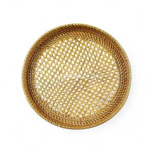 Natural Rattan <b>Tray</b> Handmade For Home Serving Coffee <b>Tea</b> And Snacks - Product Image 2