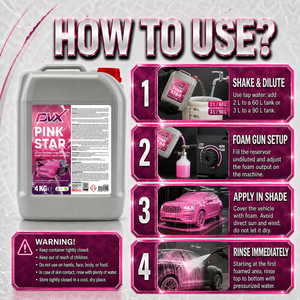 DVX |   Shampooing actif Pink Star avec mousse rose (4 kg) - Product Image 3