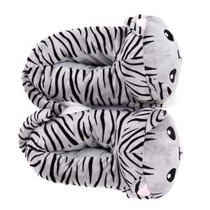 SLOFFIES Pantoufles en peluche pour adulte, taille unique, à bout fermé et lumineuses - Product Image 3