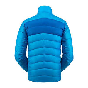 Veste bouffante élégante de couleur unie pour hommes, col montant, grande taille 5XL, vêtements d'extérieur pour l'automne et l'hiver - Product Image 6