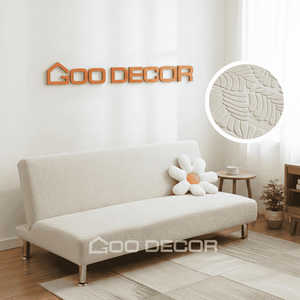 Funda Elástica de Alta Calidad para Sofá Cama sin Brazos, Color Verde, Funda Colorida para Sofá de Fábrica Directa de Vietnam para Sala de Estar - Product Image 4