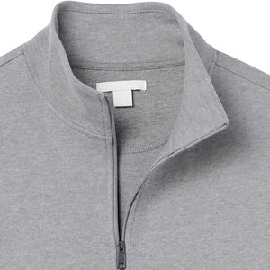 Sweat-shirt Homme Demi-zip Polaire Pull Quart Zip Chemises Cropped Sweat shirt Quarter Zip Pullover Chandails - Product Image 4