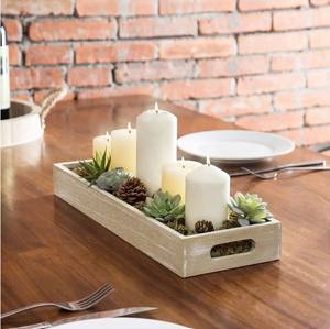 ถาดไม้สนทำมือยั่งยืนสำหรับร้านอาหารเสิร์ฟและตกแต่งโรงแรมขายตรงราคาโรงงาน - Product Image 5