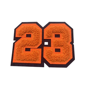 Parches Bordados en 3D de Chenilla Tejida en Lona Personalizados para Gorras y Ropa Urbana, Tamaño Personalizado - Product Image 1