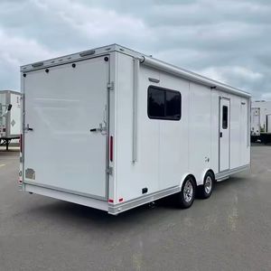 Contenedor Móvil Personalizado, Remolque de Fibra de Vidrio y Aluminio con Compartimentos Aislados para Exteriores en Venta - Product Image 4
