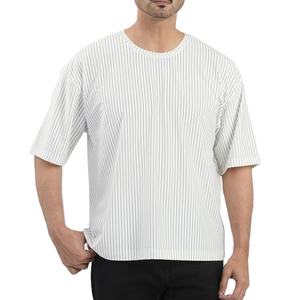 Plus Size <b>Men</b> Sublimation Lining Design Hot Selling <b>Longline</b> Baggy Drop Shoulder 220 Gsm Heavyweight Summer <b>T</b>-<b>Shirt</b> Wholesale - Product Image 3