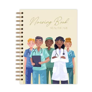 Wholesale Custom Printing Nursing Report Note Books Nurse Study Guide Planner Notebook Medical Sheets Journal For Doctor Nurses