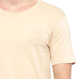 เสื้อยืดคอกลมผ้าคอตตอนสำหรับผู้ชายเสื้อยืดสำหรับผู้ชายแบบ100% โลโก้ OEM ตามสั่ง - Product Image 5