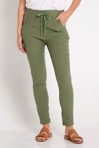 Unisex Polyester Fleece <b>Lined</b> Joggers High Waisted Breathable Four-Way Stretch Water Resistant Hiking <b>Pants</b> Summer Sweatpants - Product Image 3