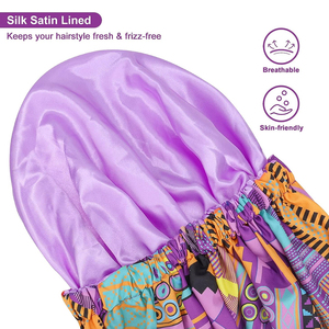 หมวกผ้าซาตินน้ำหนักเบา2025ช่วยให้ผมหลับสบายดีไซน์ยืดได้ง่ายปรับได้คงให้ความรู้สึกผ่อนคลายคุณภาพสูงทุกฤดูกาล - Product Image 5