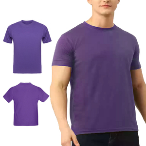 T-shirt Homme Coupe Ajustée Couleurs Vives 180gsm Coton Premium Vêtements OEM Vente en Gros Pour Tenue Décontractée Mode Commerce de Détail Personnalisé - Product Image 6