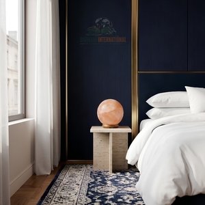 Lampe en sel rose de l'Himalaya en forme de boule, sculptée à la main, sphère de sel rocheux naturel, lumière de nuit décorative pour la décoration de la maison - Product Image 5