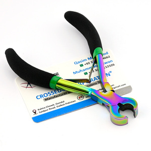Durable Hair Extension Tools Bond Cutter Plier Cuts the Bonds During the Pre-installation Process <b>Rubber</b> Grip Stainless Steel - Product Image 1