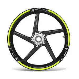 Kit di strisce adesive per cerchioni moto da 17 pollici compatibili con Yamaha MT-10 - Product Image 1