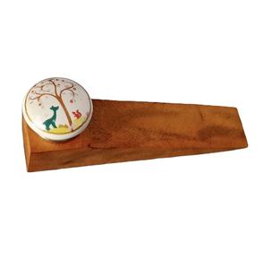 Boutons de porte en bois faits à la main en céramique pour chambre à coucher cuisine salon extérieur Villa entrepôt-article cadeau multifonctionnel - Product Image 1