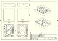 Boîtier de distribution mural pour fibres optiques FOS-13 FTTH FTTX, pour un adaptateur SC/LC et fixations pour épissure mécanique