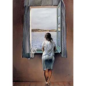Impression d'art moderne Salvador Dalí : Femme au fenêtre - Product Image 1