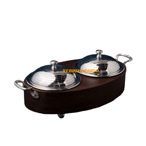 Calentador de Comida Decorativo de Metal, Cazuela Decorativa para Bodas y Eventos, Nuevo Diseño de Metal, Gran Venta - Product Image 2