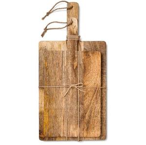 Super offre pratique planche à découper carrée en bois d'acacia et de mangue avec poignée planches à découper en bois - Product Image 3
