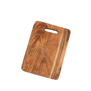 Planche à découper et plateau de service en bois naturel écologique, réutilisable et durable de ROSHAN HANDICRAFTS, épaisseur 1,5 cm, forme personnalisable - Product Image 3