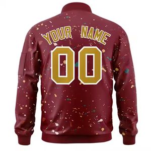Fabricant d'usine direct vestes de baseball de sports d'hiver matériel et Logo sur mesure veste universitaire de qualité professionnelle - Product Image 3
