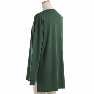 Ensemble deux pièces décontracté pour femmes d'Amérique du Sud, nouveau design, chemise à col cravate sexy avec pantalon large à taille haute, hauts courts - Product Image 3