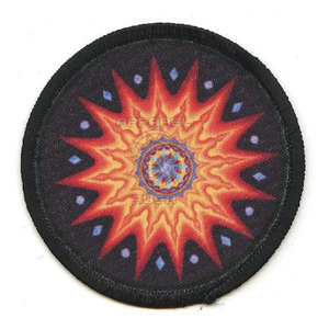 OEM High Quality Customized Sublimations Printed Patches <b>Round</b> Plastic PVC <b>Canvas</b> Fabric for Chest Decoration with Custom Logo - Product Image 5