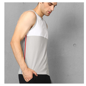 Últimas camisetas sin mangas casuales personalizadas para hombres 100% algodón gimnasio Fitness chaleco para deportes correr al aire libre de punto-de moda para ropa de gimnasio - Product Image 6