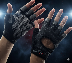 Gants de sport unisexes RexFit pour la salle de sport, antidérapants |   Gants de musculation en cuir de haute qualité - Product Image 1