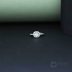 Bague solitaire en or massif 14 carats, plaqué or 14 carats, acier inoxydable, pierre naturelle 0,50 ct, certifiée IGI, style unisexe tendance, classique - Product Image 2