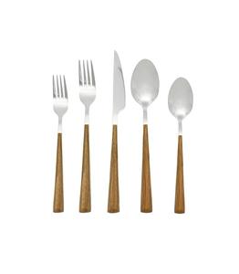 <b>Vintage</b> design dishware <b>cutlery</b> <b>set</b> high quality wooden handle stainless steel <b>cutlery</b> <b>set</b> for kitchenware <b>cutlery</b> <b>set</b> - Product Image 4