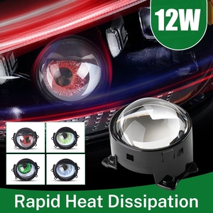 Modelos de Ojos de Demonio Dinámicos Intermitentes de 3 Pulgadas, los Más Modernos, 12V, Ojos de Demonio Realistas para Automóviles, Faros Delanteros LED para Automóviles - Product Image 6