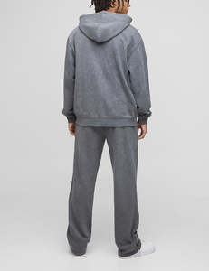 Chaqueta Cortavientos Deportiva Informal con Capucha, Diseño de Bloques de Color, Secado Rápido, Resistente al Viento, Teñida en Prenda, con Cordón Ajustable, OEM - Product Image 2