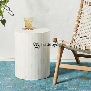 Tabouret Console de Qualité Supérieure avec Incrustation d'Os par Tradebyd Modern Artisan Design avec Fonction Réglable pour l'École ou la Chambre à Coucher - Product Image 4