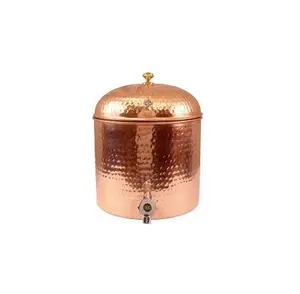 Copper water pot luxury design hammered finest quality copper water pot wholesale manufacture from India