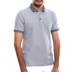 Polo de golf personnalisé pour homme, en coton piqué tricoté, respirant, à manches courtes, pour l'extérieur, collection été 2026 - Product Image 2