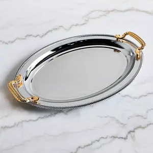 Nueva bandeja de servicio de madera natural blanca de gran venta, calidad superior con diseño elegante en acabado natural a precios al por mayor - Product Image 5