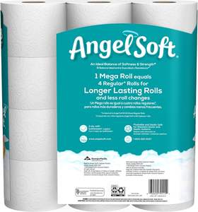 Papier toilette Angel Soft, 484 feuilles par rouleau, 12 rouleaux (paquet de 1) - Product Image 3