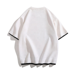 Ensemble pour hommes de haute qualité imprimés personnalisés Streetwear survêtement décontracté hommes à manches courtes T-Shirt Shorts 2 pièces ensembles pour hommes - Product Image 2