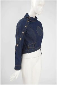 แจ็กเก็ตยีนส์วินเทจสำหรับผู้ชายพิมพ์ลายดิจิตอลทั่วทุกมุมดีไซน์ตามสั่ง - Product Image 2