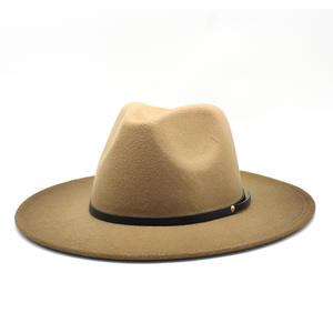 Sombrero Fedora Unisex Estilo Europeo Americano Británico con Degradado, Moda Otoño Invierno, Ala Recta y Ancha - Product Image 3