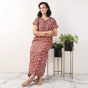 Evolove - Camisón Largo de Viscosa Liva Súper Suave y Cómodo para Mujer, con Botones y Bolsillo, para Uso Doméstico - Product Image 4