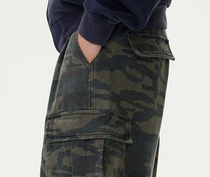 Personalizado 100% algodón para hombre suelto recto Stonewashed Jeans Full Digital impreso camuflaje Denim Cargo Pantalones - Product Image 4