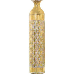 Jarrón Trompeta de Plata Antigua, Estilo Victoriano, Decoración de Hogar, Porta Flores de Metal con Filigrana Ornamental a Buen Precio - Product Image 3