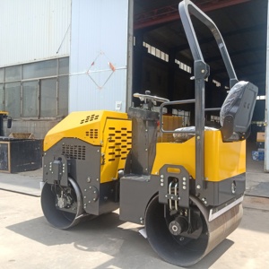 Construction <b>Machinery</b> 2ton 3ton 4ton 5Ton Diesel or Gasoline Mini Compactor Road Roller Ride on Asphalt Roller with Rubber <b>Tyre</b> - Product Image 5